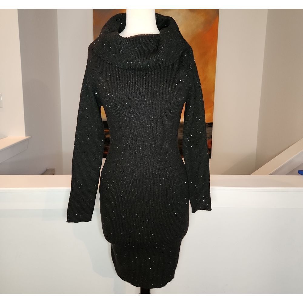 Klenis Black Elegant Black Maxi Dress size S/M